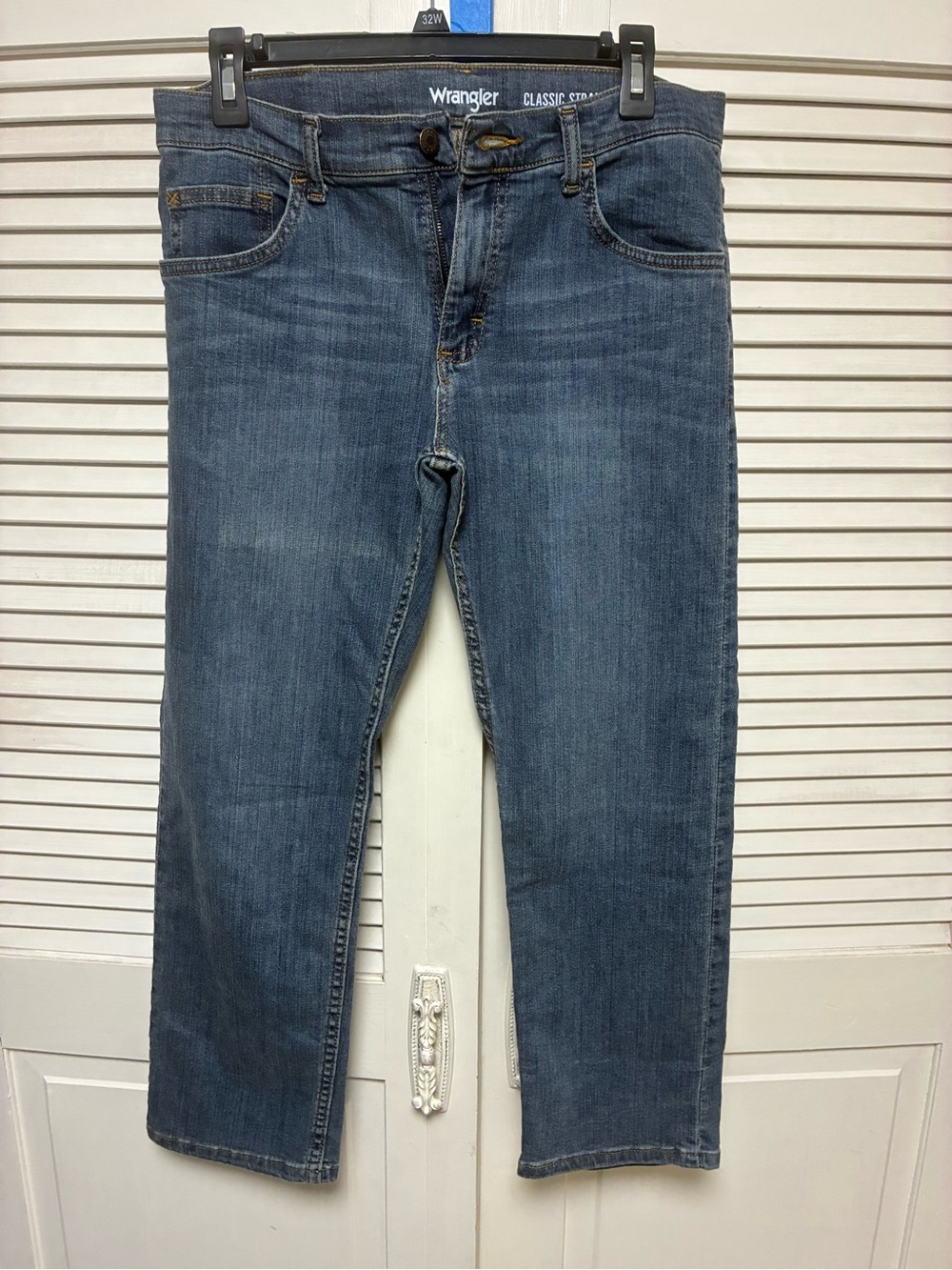 Wrangler Kids Classic Straight Jeans - Blue Denim